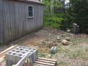 Shed area cleared out